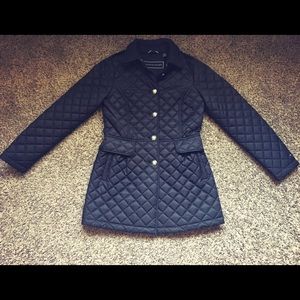 Tommy Hilfiger Quilted Coat with Removable Hood